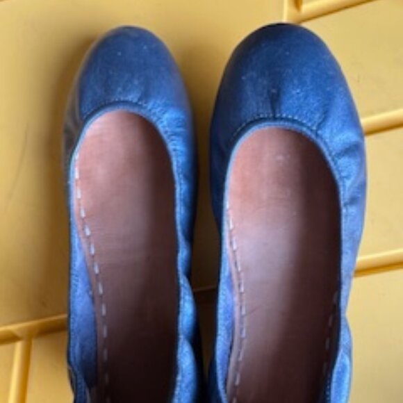 Tieks by Gavrieli Metallic Blue, Size 11